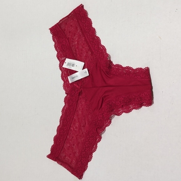 Gap Body Dream Girl Women's Set of 2 Thong Lace Underwear Size Medium - New - Picture 3 of 7
